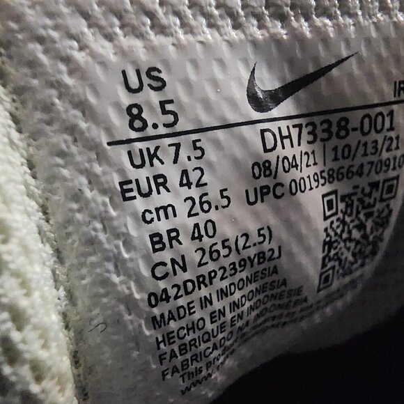 Nike Air Trainer 1 SP Mens Sz 8.5 Dark Smoke Grey Black Sneaker Shoes DH7338 001 - Picture 10 of 11